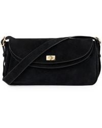 Sandro - Le Mambo Suede Shoulder Bag - Lyst