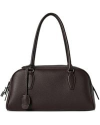 The Row - Small India Grained-Leather Tote Bag - Lyst