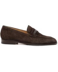 Doucal's - Eleanor Bead-Embellished Loafers - Lyst