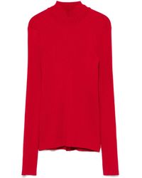 Twinset - Geribbelde Sweater - Lyst