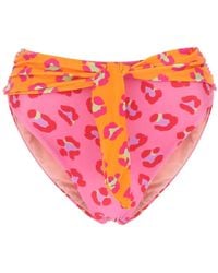 FARM Rio - Animal Print Stretch Bikini Bottoms - Lyst