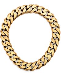 Balenciaga - Antique-effect Chain Necklace - Lyst