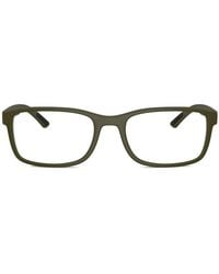 Prada Linea Rossa - Rectangle-Frame Glasses - Lyst