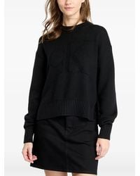 Calvin Klein - Logo Intarsia-Knit Jumper - Lyst
