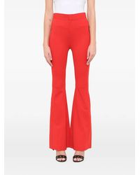 Givenchy - High Waist Flared Trousers - Lyst