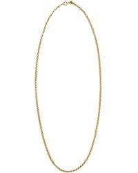 BY PARIAH - 14Ct Chain Necklace With Agate Pendant - Lyst