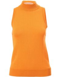 Carolina Herrera - Mock-Neck Top - Lyst