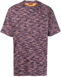 Missoni - Striped Short-sleeve Cotton T-shirt - Lyst