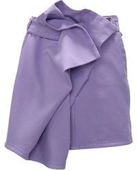 JW Anderson - Falda corta asimétrica - Lyst