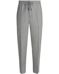 ZEGNA - Drawstring Tapered Trousers - Lyst