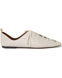 Stella McCartney - Terra Pointed Lace-up Shoes - Lyst