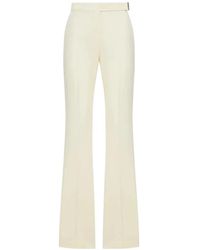 Max Mara - Pressed-Crease Flared Trousers - Lyst
