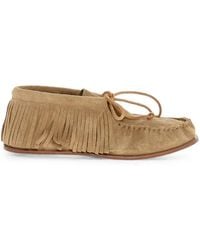 Pierre Hardy - Tahoe Fringed Suede Loafers - Lyst