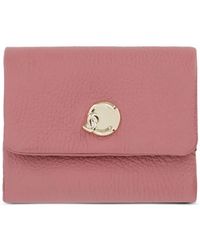 Coccinelle - C-Me Softy Logo-Plaque Pebbled-Leather Wallet - Lyst