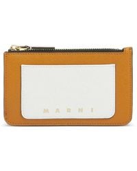 Marni - Leather Zip Cardholder - Lyst