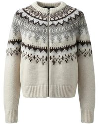 Closed - Fair-Isle Cropped Cardigan - Lyst