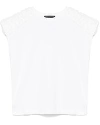 Fabiana Filippi - Ruffle-Detailed T-Shirt - Lyst
