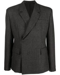 Prada - Double-Breasted Tailored Blazer - Lyst