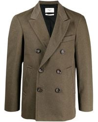Bally - Double-Breasted Cotton Blazer - Lyst