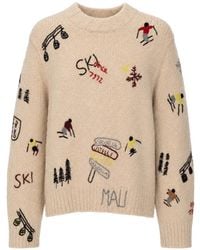 Malo - Embroidered Cashmere Sweater - Lyst