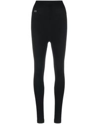 Wolford - Gathered Stretch-jersey leggings - Lyst
