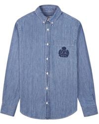 Sporty & Rich - Embroidered Pocket Shirt - Lyst