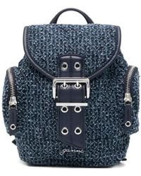 Ganni - Bucky Denim Backpack - Lyst