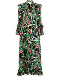 LaDoubleJ Lange Jurk - Groen