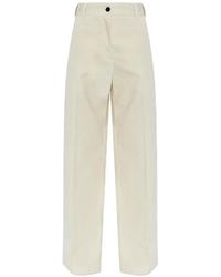 Moncler - Corduroy Wide-Leg Trousers - Lyst