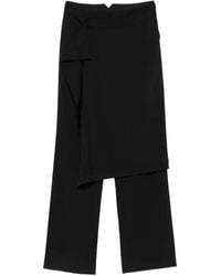 LE SULLY STUDIO - Pantalones De Vestir Con Panel A Capas - Lyst
