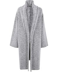 Alberta Ferretti - Abrigo con motivo de espiga - Lyst