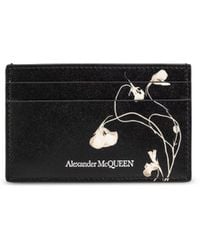 Alexander McQueen - Portacarte a fiori - Lyst