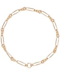 Lucy Delius Jewellery - 14Kt Twisted Link Necklace - Lyst