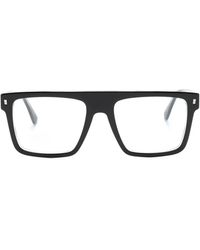 DSquared² - Icon Brille mit eckigem Gestell - Lyst