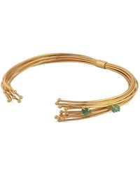 FENOMENA - Geo Emerald Choker Necklace - Lyst