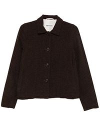 Casey Casey - Check-Pattern Boxy Jacket - Lyst