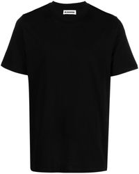 Jil Sander - T-Shirt mit Rundhalsausschnitt - Lyst