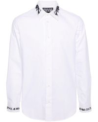 Versace - Katoenen Overhemd Met Print - Lyst