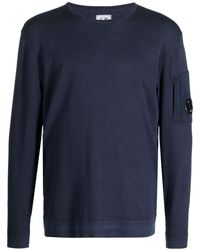 C.P. Company - Crew Neck Cotton Sweatshirt - Lyst