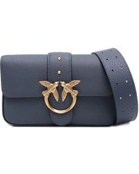 Pinko - Love Birds Buckle-Embellished Satchel - Lyst