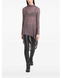 MARCELLA - Iris Asymmetrical-Drape Tunic - Lyst
