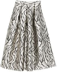 Lunatica Milano - Pleated Maxi Skirt - Lyst