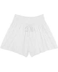 Area - Shorts Verfraaid Met Kristallen - Lyst
