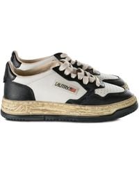 Maison Mihara Yasuhiro - X Autry Leather-Panelled Platform Sneakers - Lyst