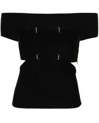 McQueen - Top With Cut-Out Details - Lyst
