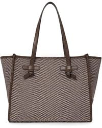 Gianni Chiarini - Medium Marcella Herringbone Tote Bag - Lyst