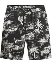 KARL LAGERFELD - All-Over Print Shorts - Lyst