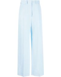 Casablancabrand - High-waisted Wide-leg Tailored Trousers - Lyst