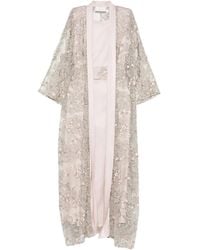 Reem Al Dhaheri - Embroidered Cape Kaftan Set - Lyst