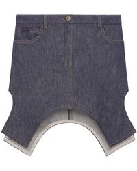 Courreges - Asymmetrischer Minirock - Lyst